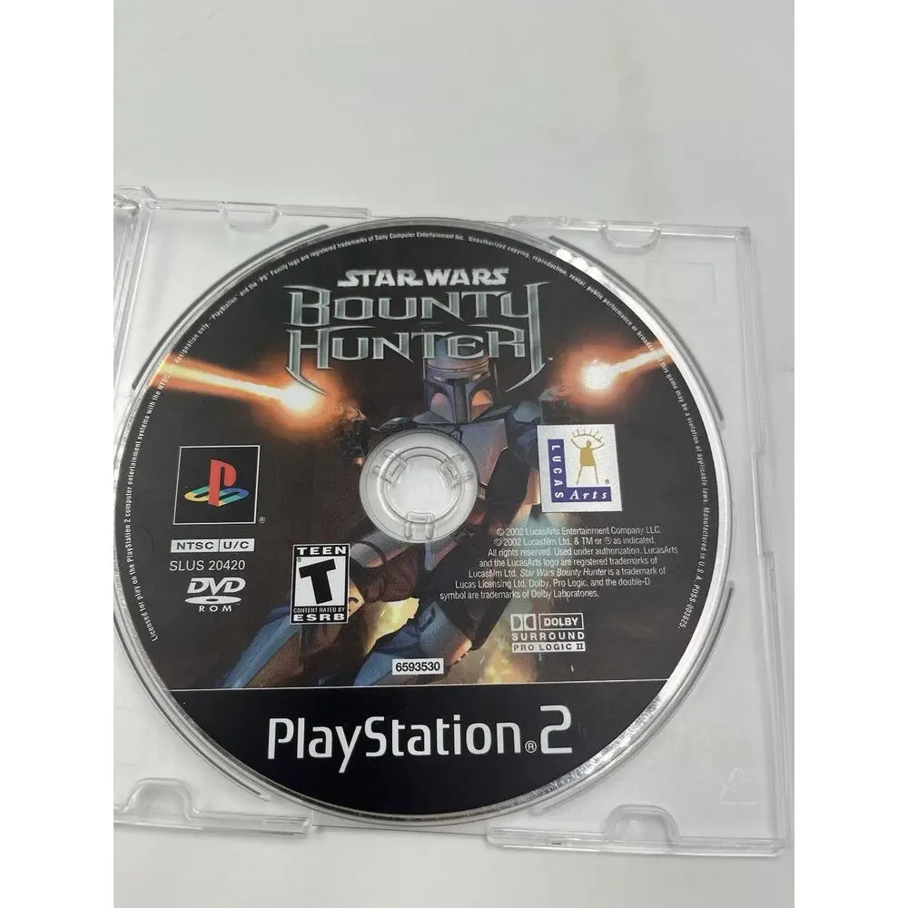 Star Wars: Bounty Hunter (PlayStation 2 PS2 2002) Disc only